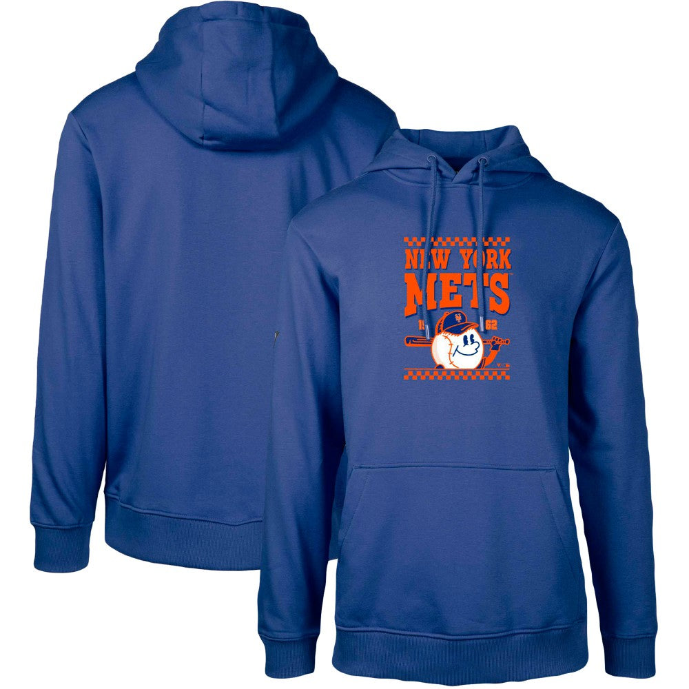 New York Mets Levelwear Podium Inaugural Pullover Hoodie - Royal Hoodies