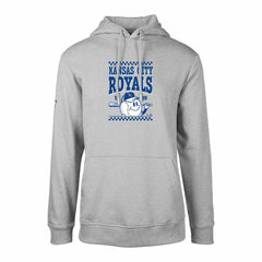 Kansas City Royals Levelwear Podium Inaugural Pullover Hoodie - Gray Hoodies