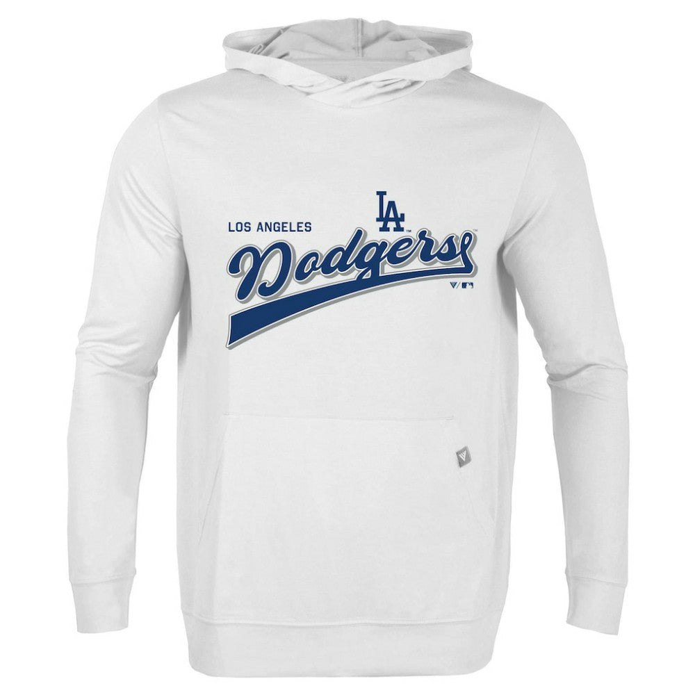 Los Angeles Dodgers Levelwear Relay 2.0 Retro Pullover Hoodie - White Hoodies