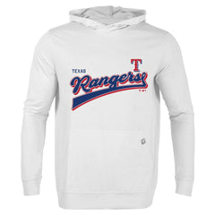 Texas Rangers Levelwear Relay 2.0 Retro Pullover Hoodie - White Hoodies