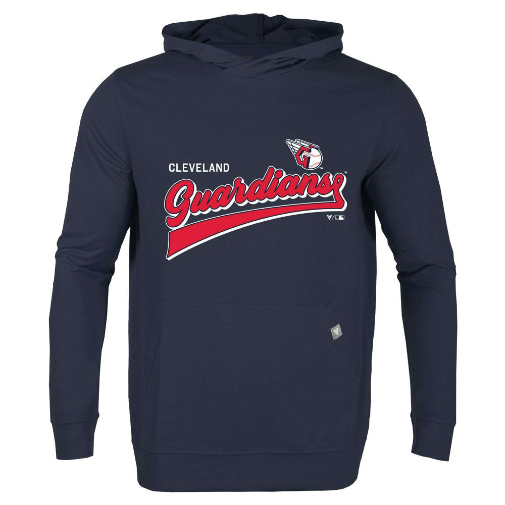 Cleveland Guardians Levelwear Relay 2.0 Retro Pullover Hoodie - Navy Hoodies