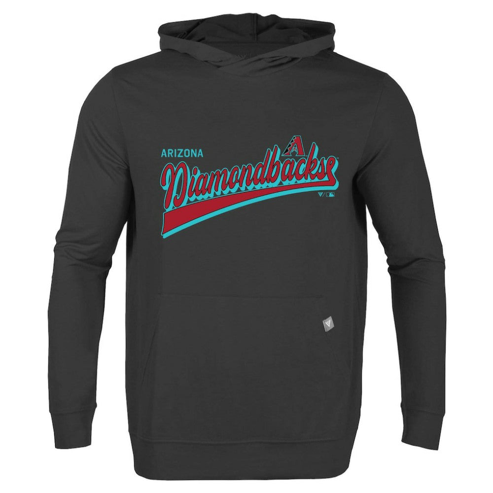 Arizona Diamondbacks Levelwear Relay 2.0 Retro Pullover Hoodie - Black Hoodies