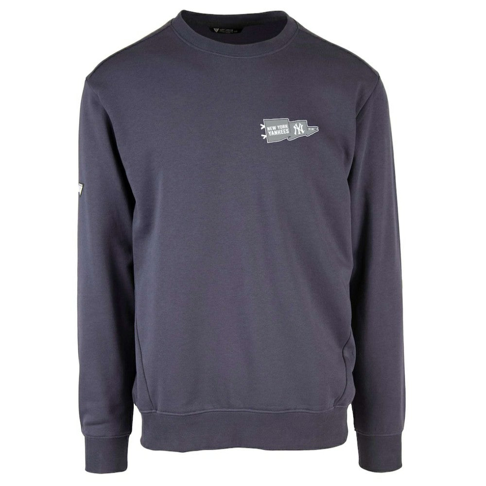 New York Yankees Levelwear Zane Rafters Pullover Sweatshirt - Navy Pullover