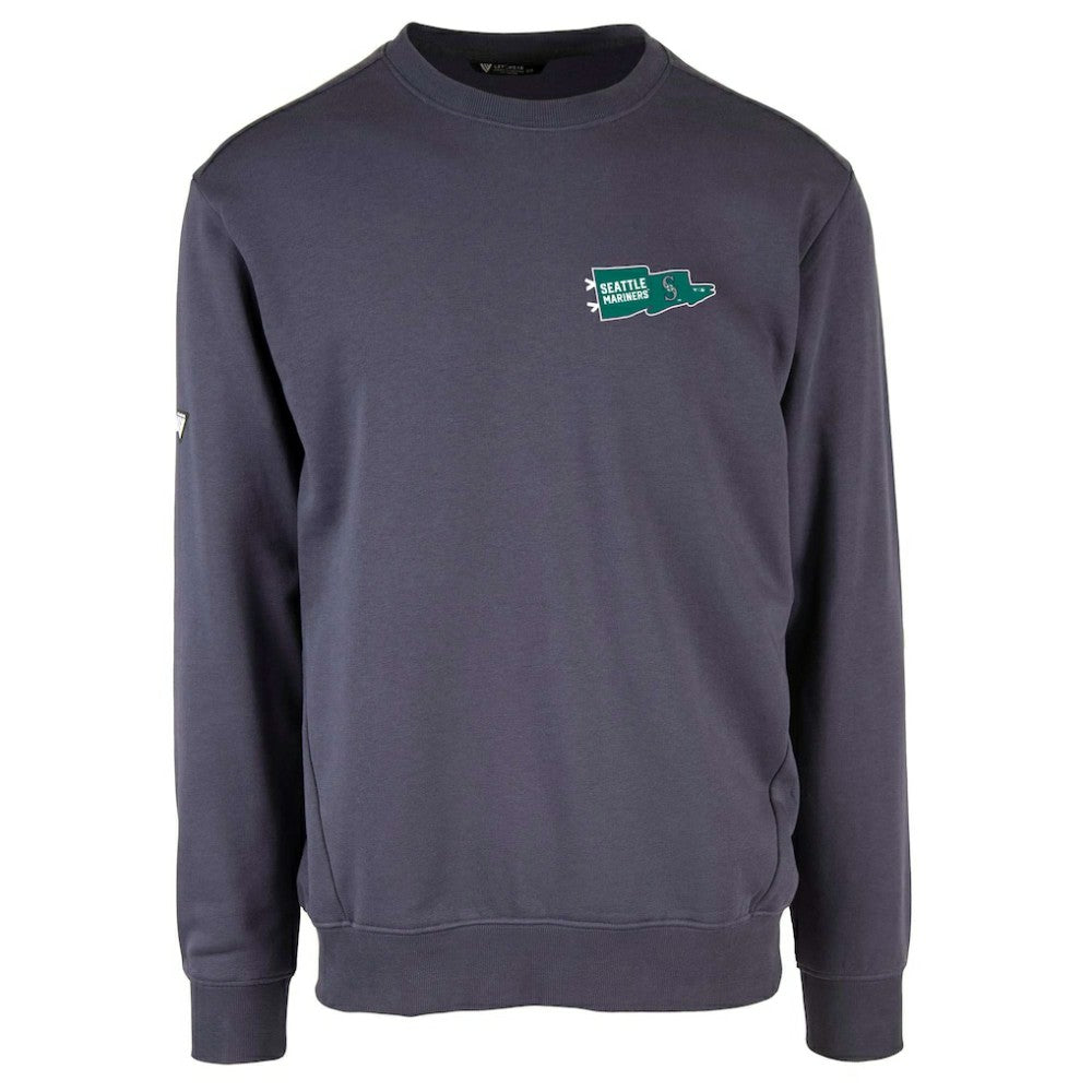 Seattle Mariners Levelwear Zane Rafters Pullover Sweatshirt - Navy Pullover