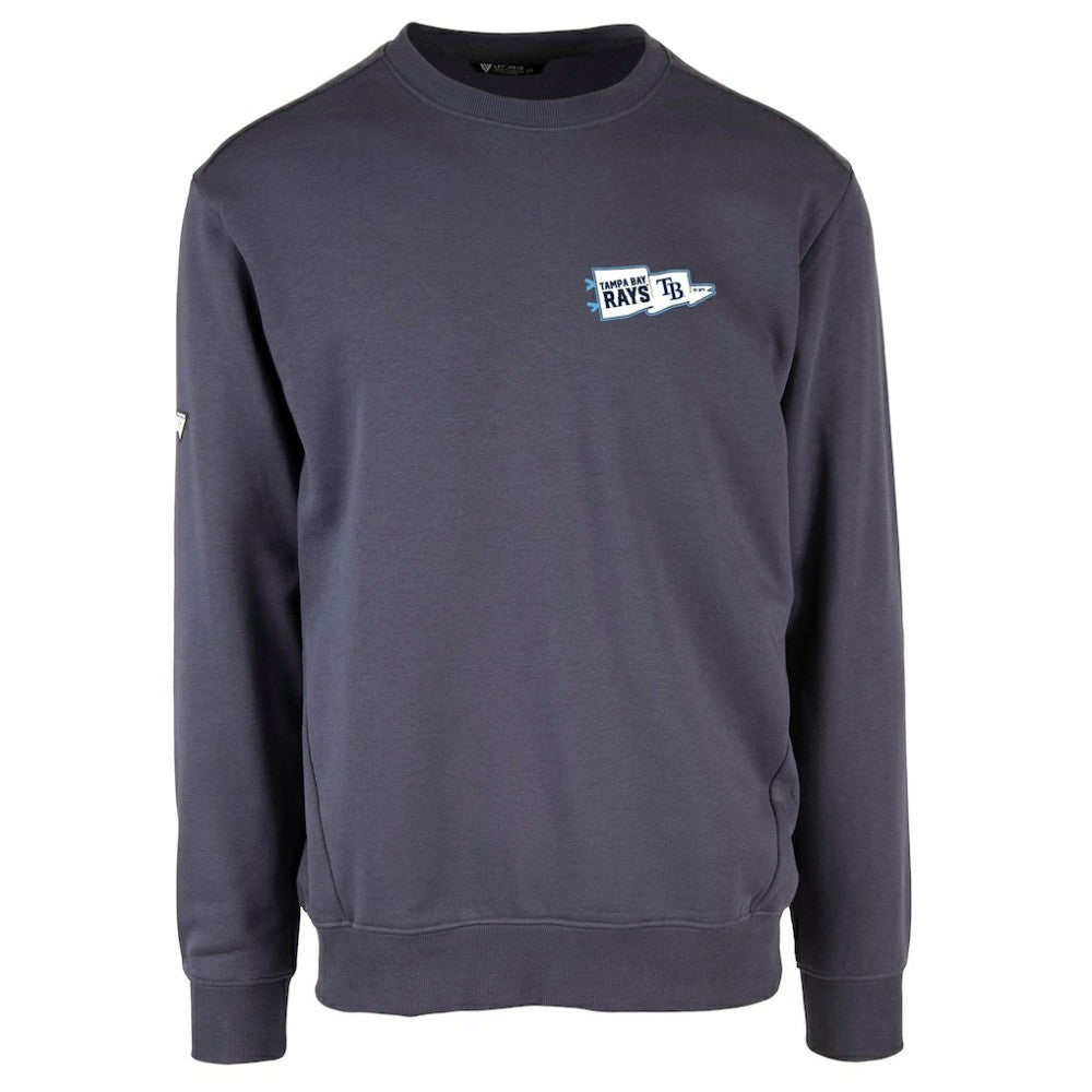 Tampa Bay Rays Levelwear Zane Rafters Pullover Sweatshirt - Navy Pullover