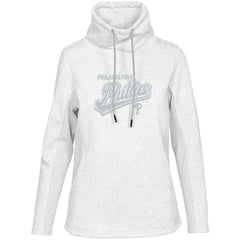Philadelphia Phillies Levelwear Women's Loop Sweep Pullover Sweatshirt - White Pullover