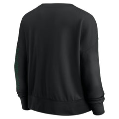 Boston Celtics Women's Oversized Game Day Pullover Sweatshirt Black - Fanatics