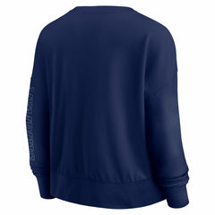 Memphis Grizzlies Women's Oversized Game Day Pullover Sweatshirt Navy - Fanatics