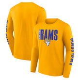 Los Angeles Rams Vision Long Sleeve T-Shirt - Gold T-shirts