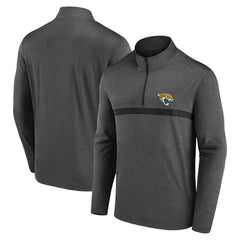 Jacksonville Jaguars Head-to-Head Quarter-Zip Pullover - Charcoal Pullover