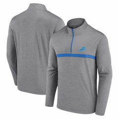 Detroit Lions Head-to-Head Quarter-Zip Pullover - Gray Pullover