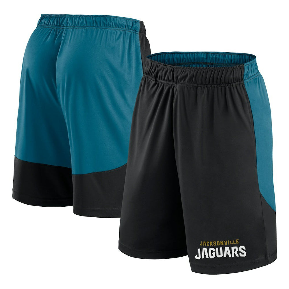 Jacksonville Jaguars Launch Shorts - Black/Teal Shorts
