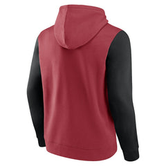 Arizona Cardinals Outline Pullover Hoodie - Cardinal/Black Hoodies