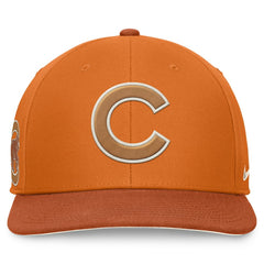 Chicago Cubs Nike Pro Dunk Performance Snapback Hat - Orange Hats