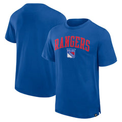 New York Rangers Fanatics Elevated Pima T-Shirt - Royal | US 201204296