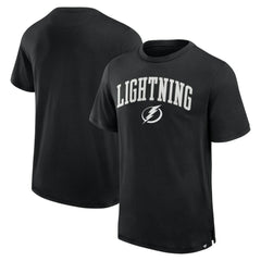 Tampa Bay Lightning Fanatics Elevated Pima T-Shirt - Black | US 201204303