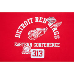 Detroit Red Wings Pro Standard Women's Area Code Cropped Pullover Sweatshirt - Red | US 201205084