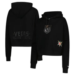 Vegas Golden Knights Pro Standard Women's Jewels Cropped Pullover Hoodie - Black | US 201205114