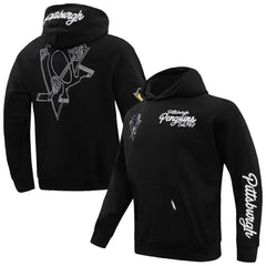 Pittsburgh Penguins Pro Standard Paint the City Pullover Hoodie - Black | US 201205146