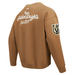 Vegas Golden Knights Pro Standard Paint the City Pullover Sweatshirt - Brown | US 201205155