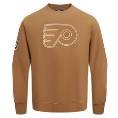 Philadelphia Flyers Pro Standard Paint the City Pullover Sweatshirt - Brown | US 201205159
