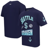Seattle Kraken Pro Standard Turn It Up T-Shirt - Deep Sea Blue | US 201205162