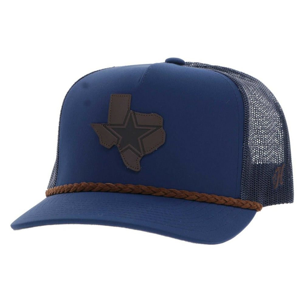 Dallas Cowboys HOOey State Patch Rope Trucker Adjustable Hat - Navy Hats