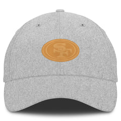 San Francisco 49ers Front Office Adjustable Hat - Heather Gray Hats