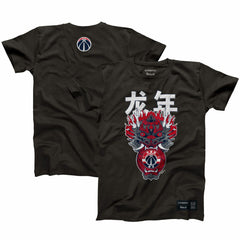 Washington Wizards Hyperfly Unisex Year of the Dragon Lunar New Year Collection T-Shirt Heather Black