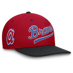 Atlanta Braves Nike Cooperstown Collection Pro Performance Snapback Hat - Red/Navy Hats
