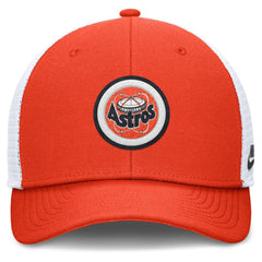 Houston Astros Nike Cooperstown Collection Rise Trucker Adjustable Hat - Orange Hats