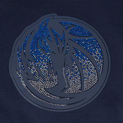 Dallas Mavericks Pro Standard Women's Jewels Cropped Pullover Hoodie Navy outlet