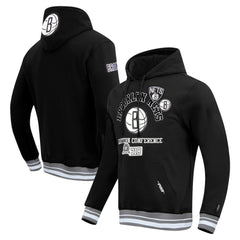 Brooklyn Nets Pro Standard Area Code Pullover Hoodie Black