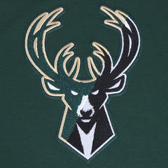 Milwaukee Bucks Pro Standard Split Logo Pullover Hoodie Hunter Green