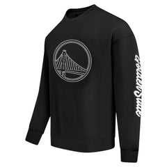 Golden State Warriors Pro Standard Paint the City Drop Shoulder Sweatshirt Black outlet