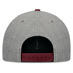 Boston Red Sox Fanatics Elements Felt Chainstitch Snapback Hat - Gray/Maroon Hats