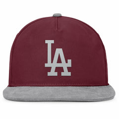 Los Angeles Dodgers Fanatics Front Office Snapback Hat - Wine Hats