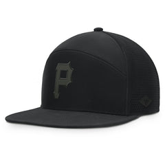 Pittsburgh Pirates Fanatics Horizon Snapback Hat - Black Hats
