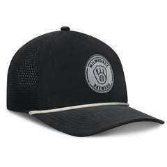Milwaukee Brewers Fanatics Signature A-Frame Adjustable Hat - Black Hats