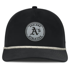 Oakland Athletics Fanatics Signature A-Frame Adjustable Hat - Black Hats