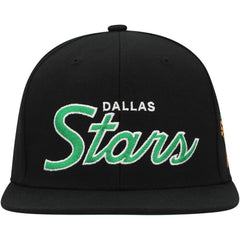 Dallas Stars Mitchell & Ness Core Team Script 2.0 Snapback Hat - Black | US 201212987