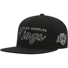 Los Angeles Kings Mitchell & Ness Core Team Script 2.0 Snapback Hat - Black | US 201212990