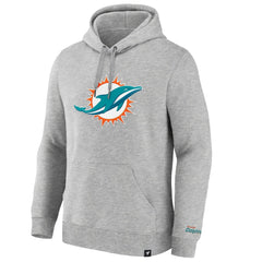 Miami Dolphins Legacy Fleece Pullover Hoodie - Heather Gray Hoodies