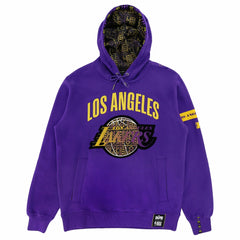 Los Angeles Lakers NBA x Two Hype Unisex Culture & Hoops Heavyweight Pullover Hoodie - Purple