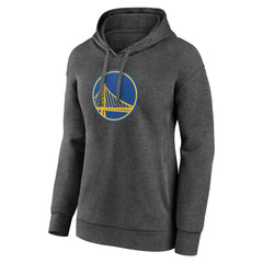 Golden State Warriors Women's Primary Logo Pullover Hoodie Charcoal