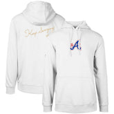 Atlanta Braves Levelwear City Connect Podium Core 2.0 Pullover Hoodie - White Hoodies
