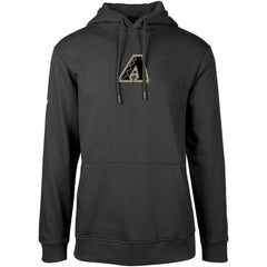 Arizona Diamondbacks Levelwear City Connect Podium Core 2.0 Pullover Hoodie - Black Hoodies
