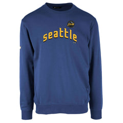 Seattle Mariners Levelwear City Connect Zane Core Logo Pullover Sweatshirt - Royal Pullover