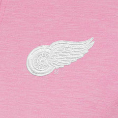 Detroit Red Wings Antigua Women's White Logo Mentor Quarter-Zip Jacket - Pink | US 201249299