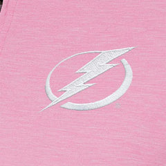 Tampa Bay Lightning Antigua Women's White Logo Mentor Quarter-Zip Jacket - Pink | US 201249334